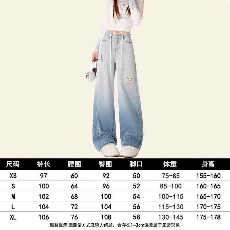 ZRSEE Wide-leg Star Jeans