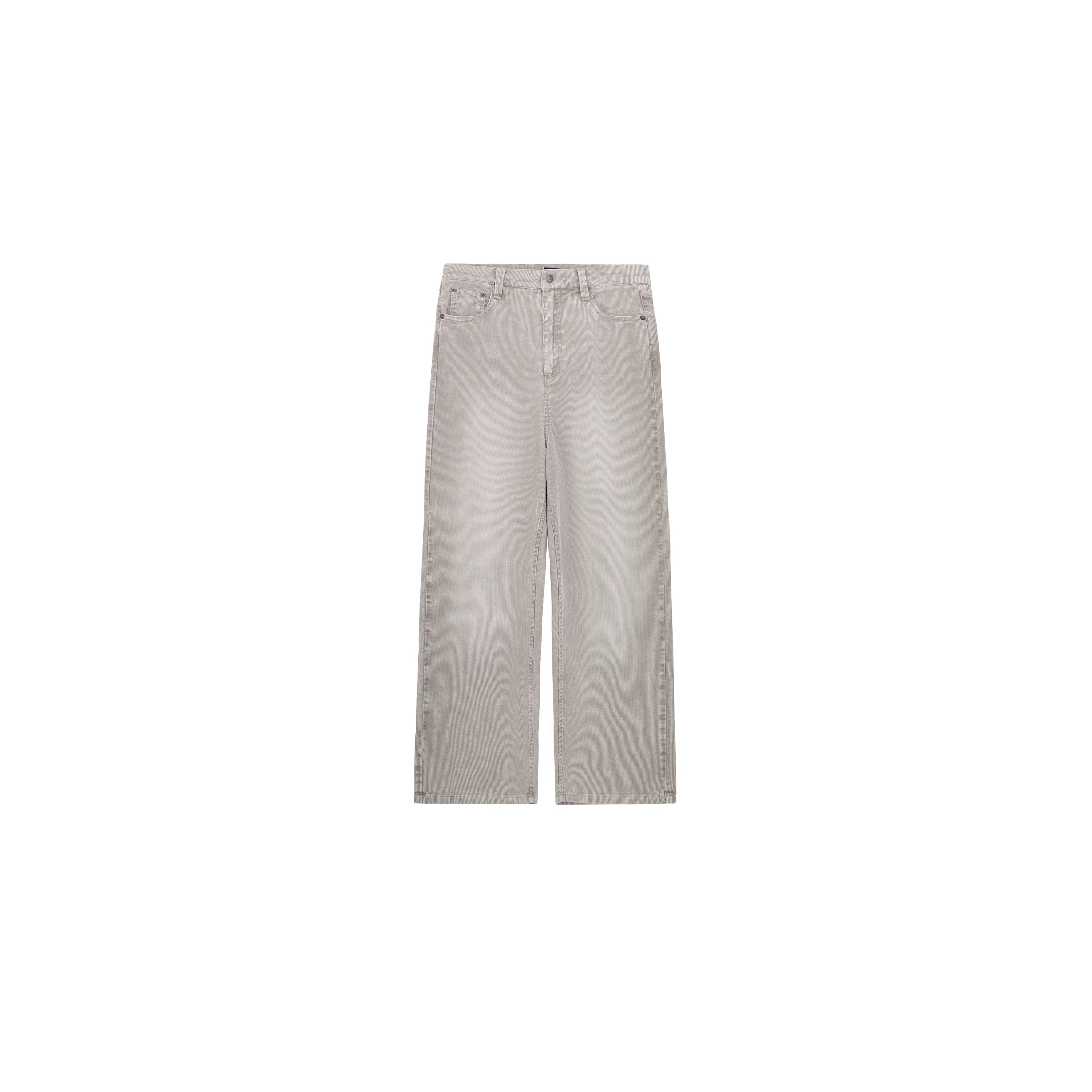 PLUS NO LOGO Corduroy Retro Old Loose Straight Trousers
