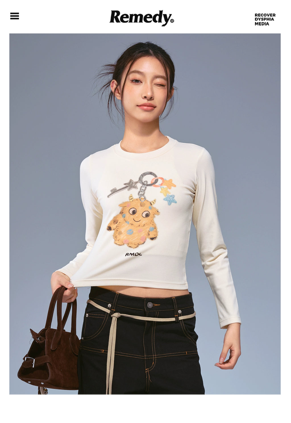 Remedy Monster Key Short Long Sleeve