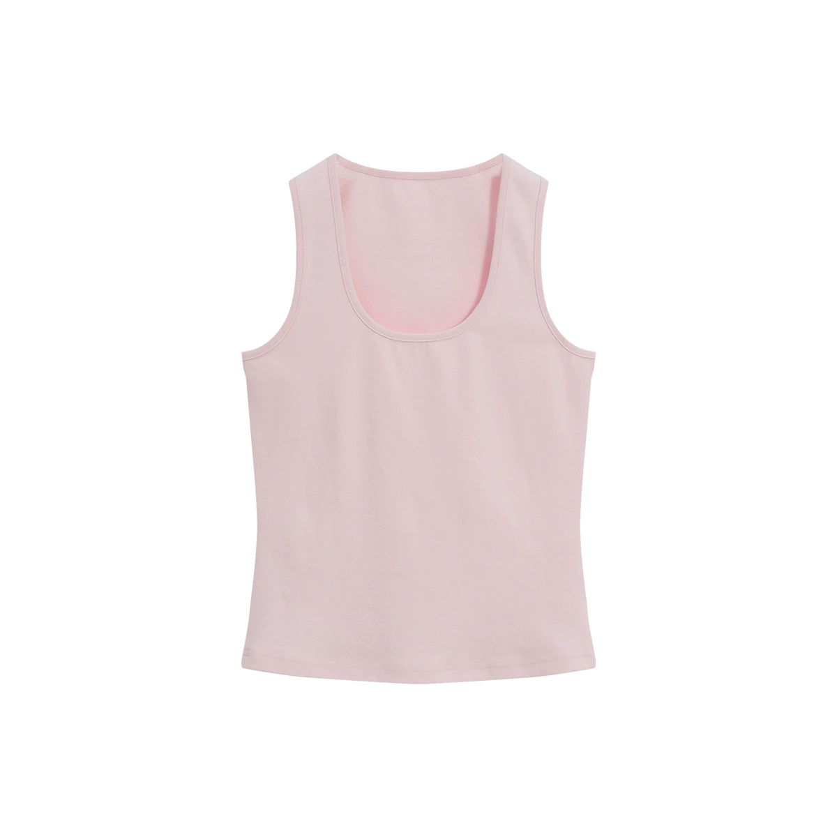 FUNKYFUN Stretch Slim U-neckline Vest