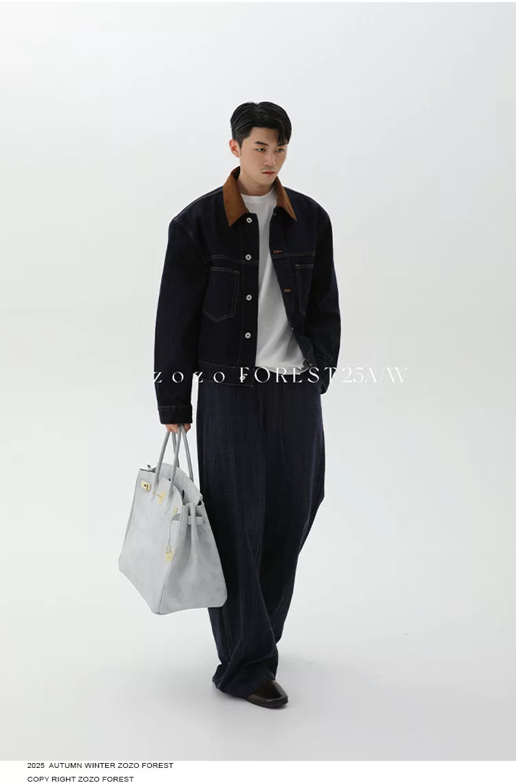 ZOZOFOREST Lazy Plaid Versatile Casual Pants