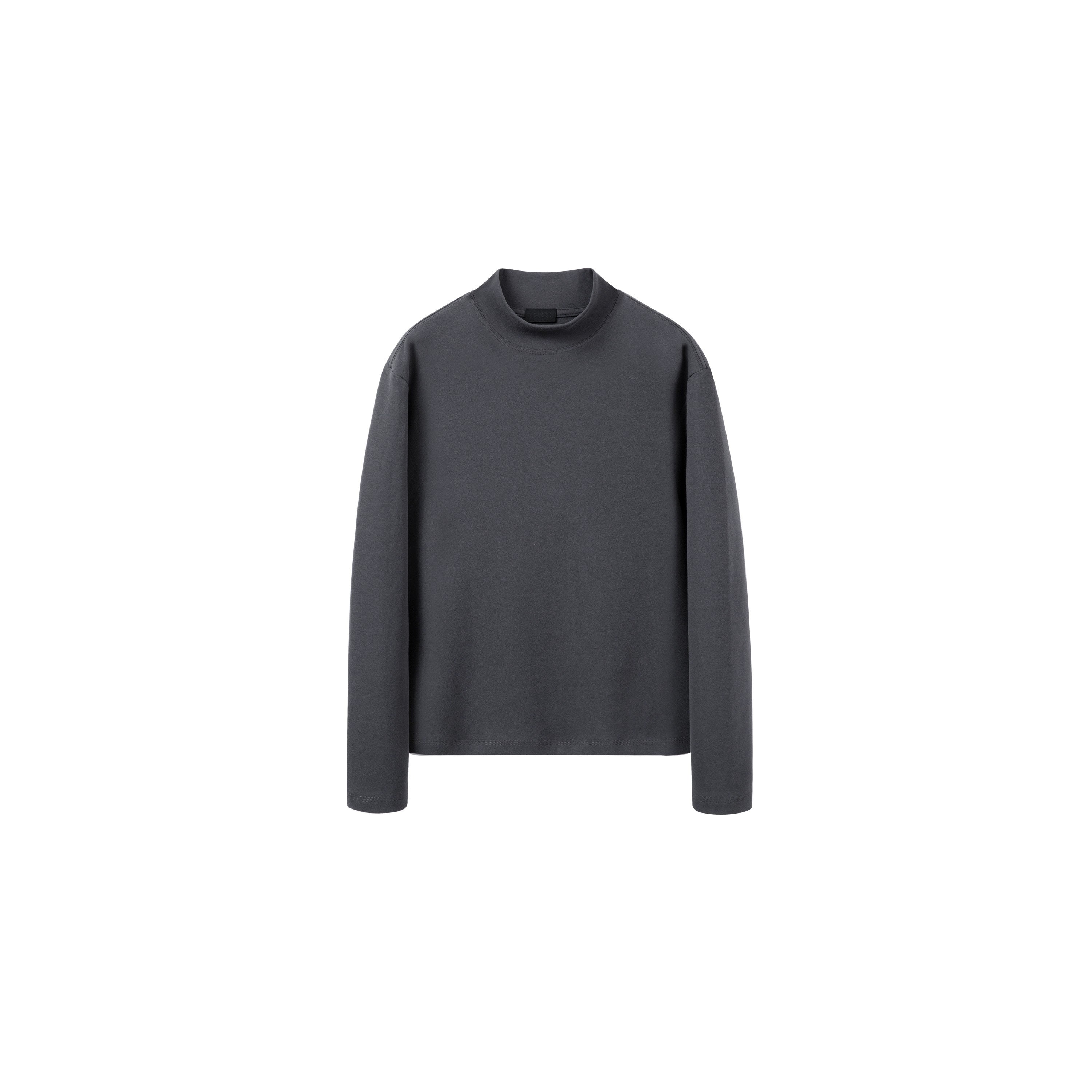 PLUS NO LOGO Warm Double-sided Polished Turtleneck Long Sleeves