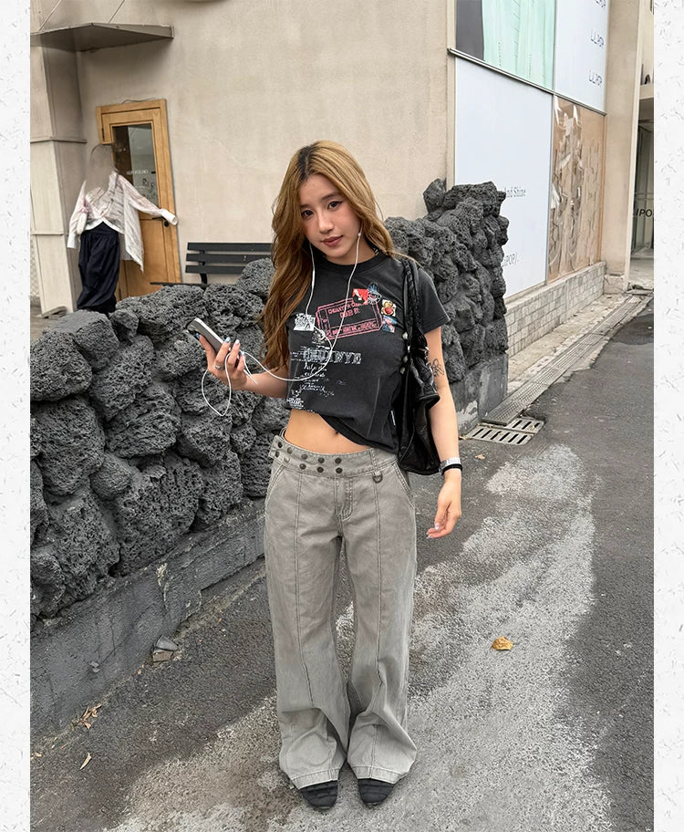 CCYE Old Straight Casual Overalls