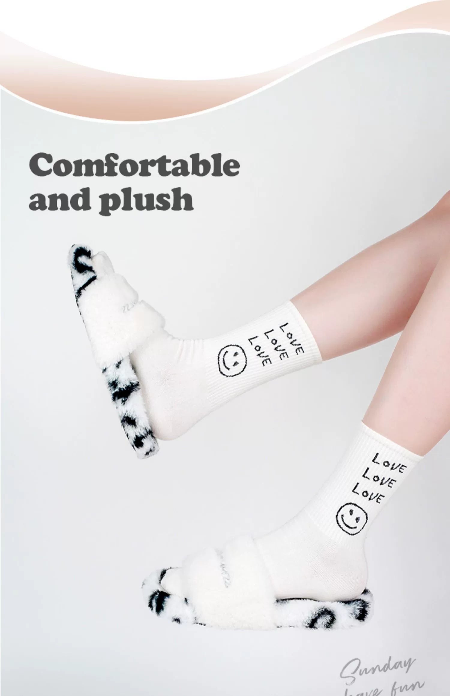 Hotmarzz Indoor Home Plush Non-Slip Going Out Slippers