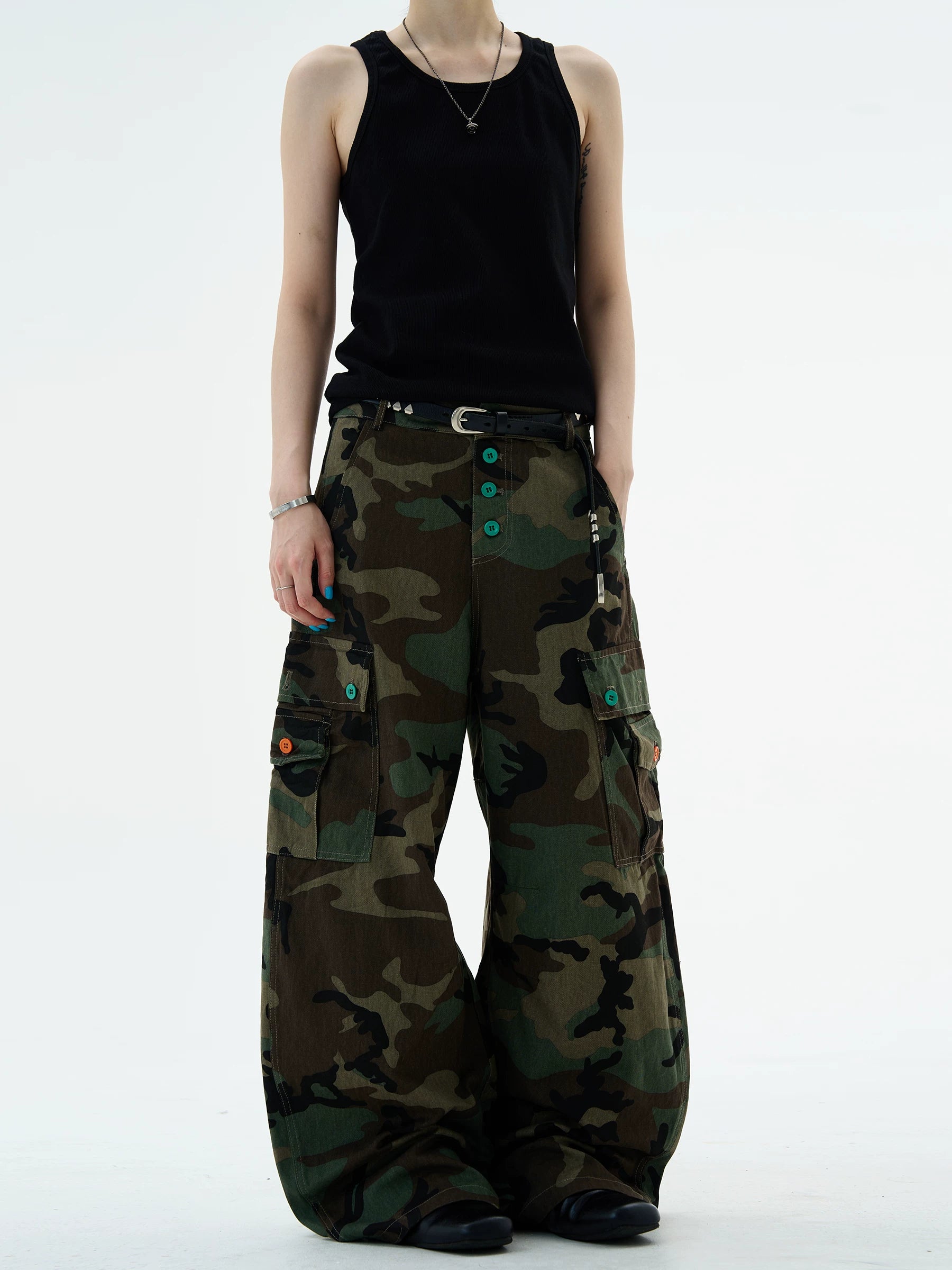 MADWITCH Camouflage Scimitar Tooling Slacks