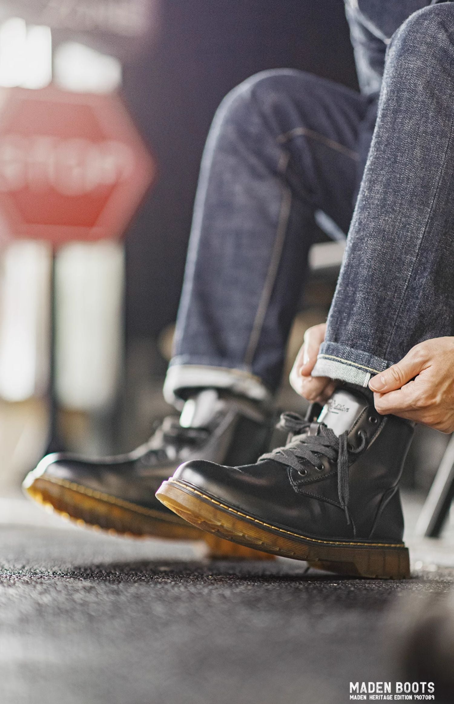 Madden Martin Leather Tooling Boots