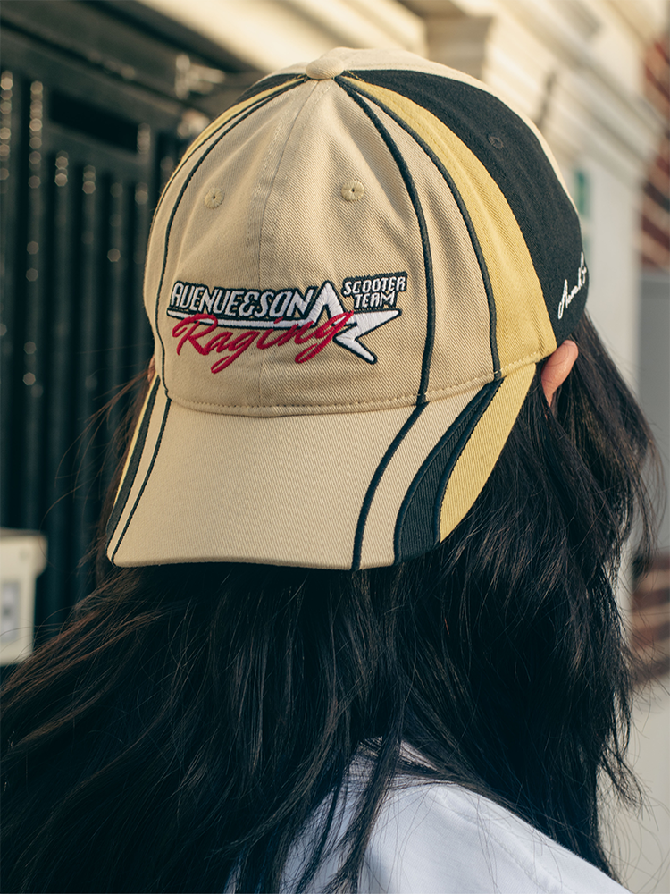 AVENUESON Embroidered Logo Racing Theme Baseball Cap