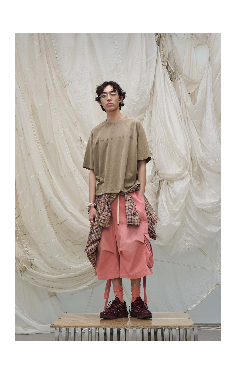 RELABEL Streamer Adjustable Denim Eight-point Shorts