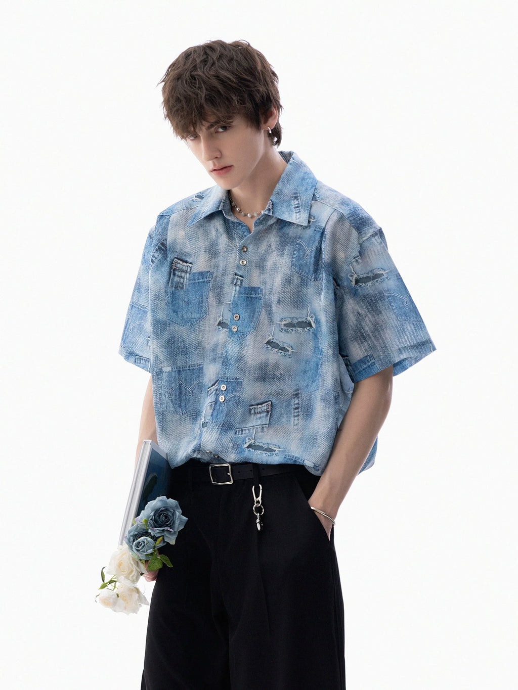 CHOR Cool Denim Loose Casual Shirt