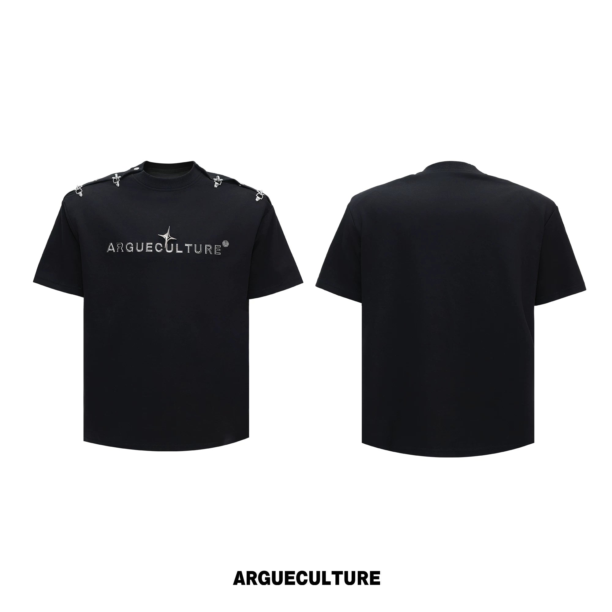 ArguECulturE Retro One-word Shoulder Loose Tee