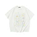 TGNS Hand Painted Halo Pattern Print Casual Tee