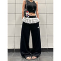 RHNDE Vintage Stitched Lace Slacks