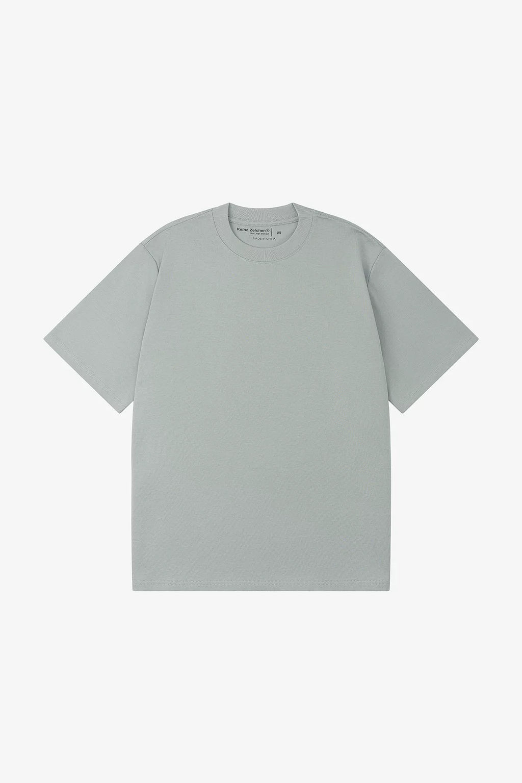 NO LOGO Xinjiang Long-Staple Cotton Boxy Wide-Fit Round Neck Basic T-Shirt