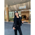 YOUNG KYLIN Korean High-end Thickened Short Jacket