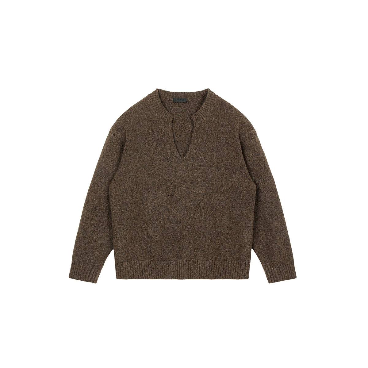 Plus No Logo V Neck Soft and Warm Knitting Shirt