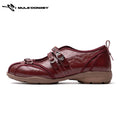 Donkey Retro Rivet Flat Shoes