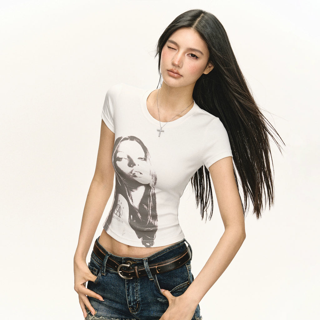 Ariseism Retro Design Print Tee