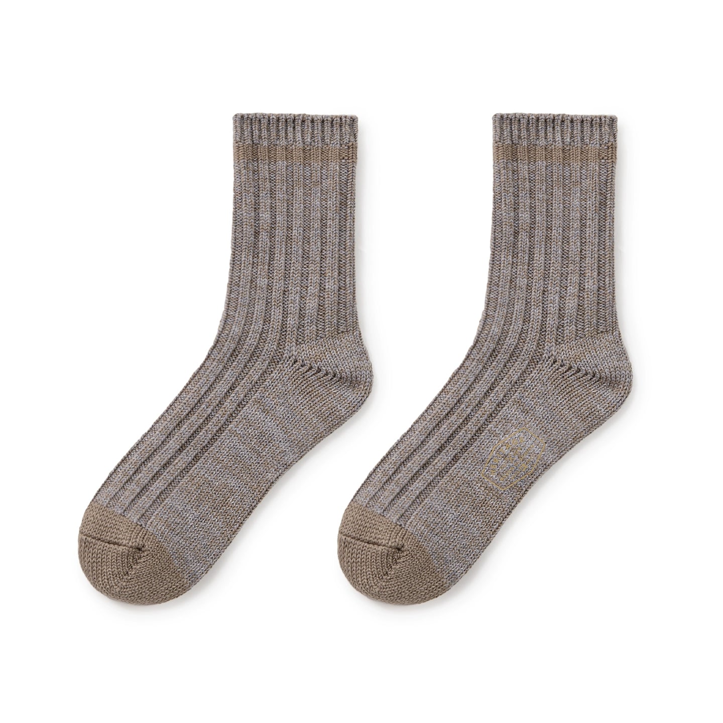 Maden Retro Thick-knit Striped Tube Socks