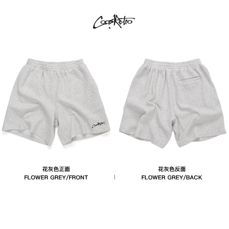 CoosRetro Casual Embroidered LOGO Shorts
