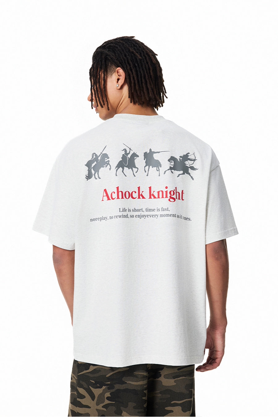 Achock Knight Print Casual Tee