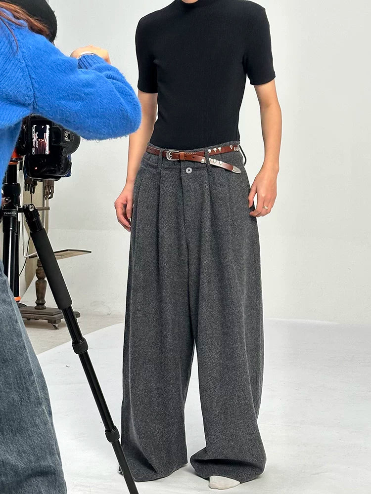 Borrowed Project Metal Claw Buckle Rivet Belt