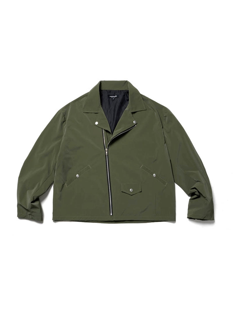 SUPERTOFU Diagonal Zip Lapel Trench Coat
