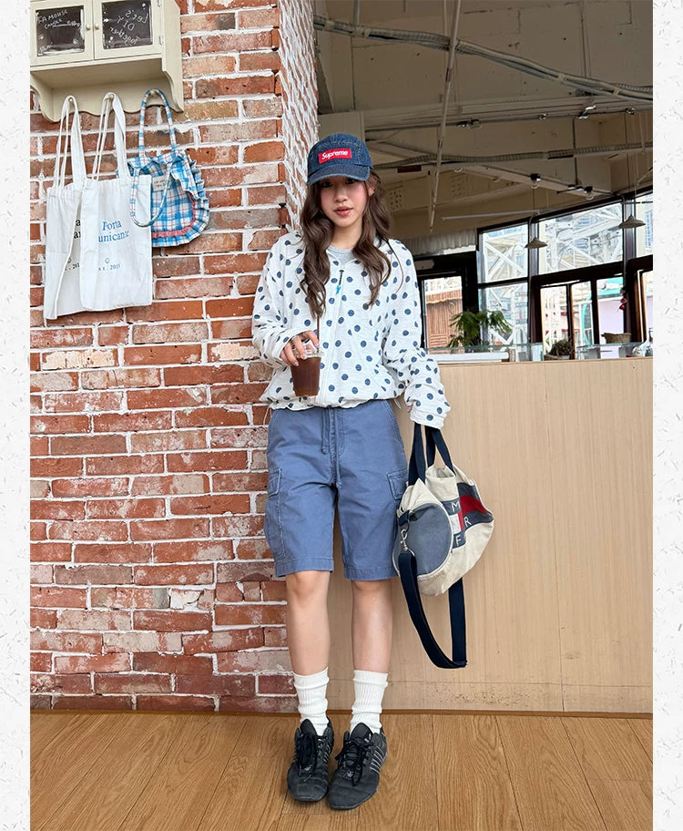 CCYE Polka Dot Hooded Sunscreen Thin Jacket