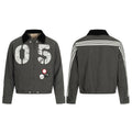 EAHO Retro Digitally Printed Three-bar Lapel Tooling Jacket