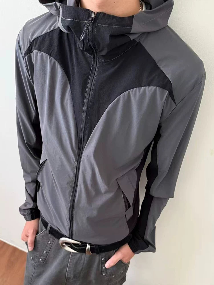 EME Stand-up Collar Casual and Thin Sunscreen Jacket