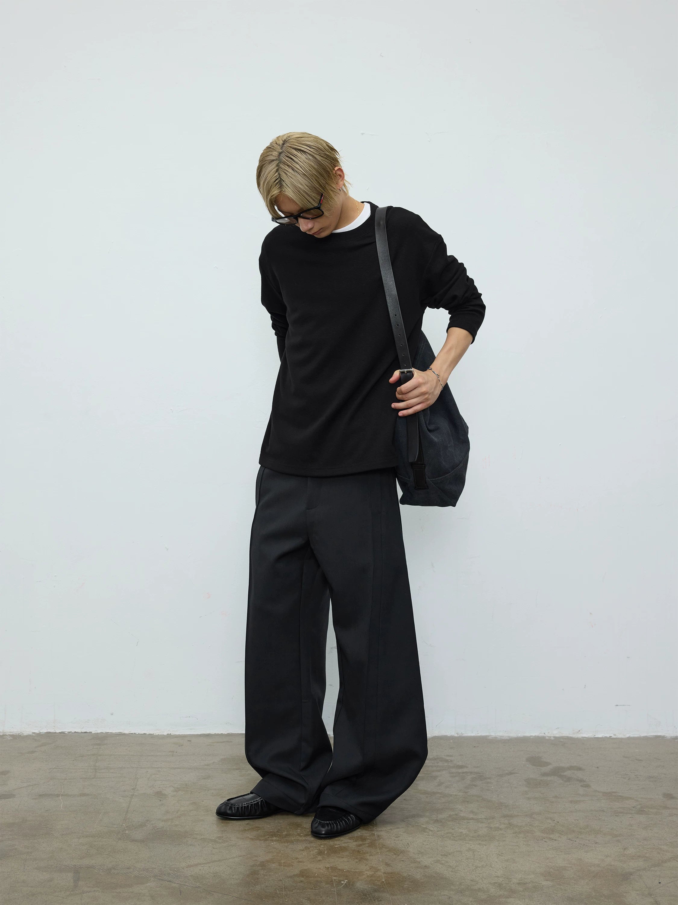 TERRAINCOGNITA Pinch Pleated Silhouette Casual Versatile Trousers