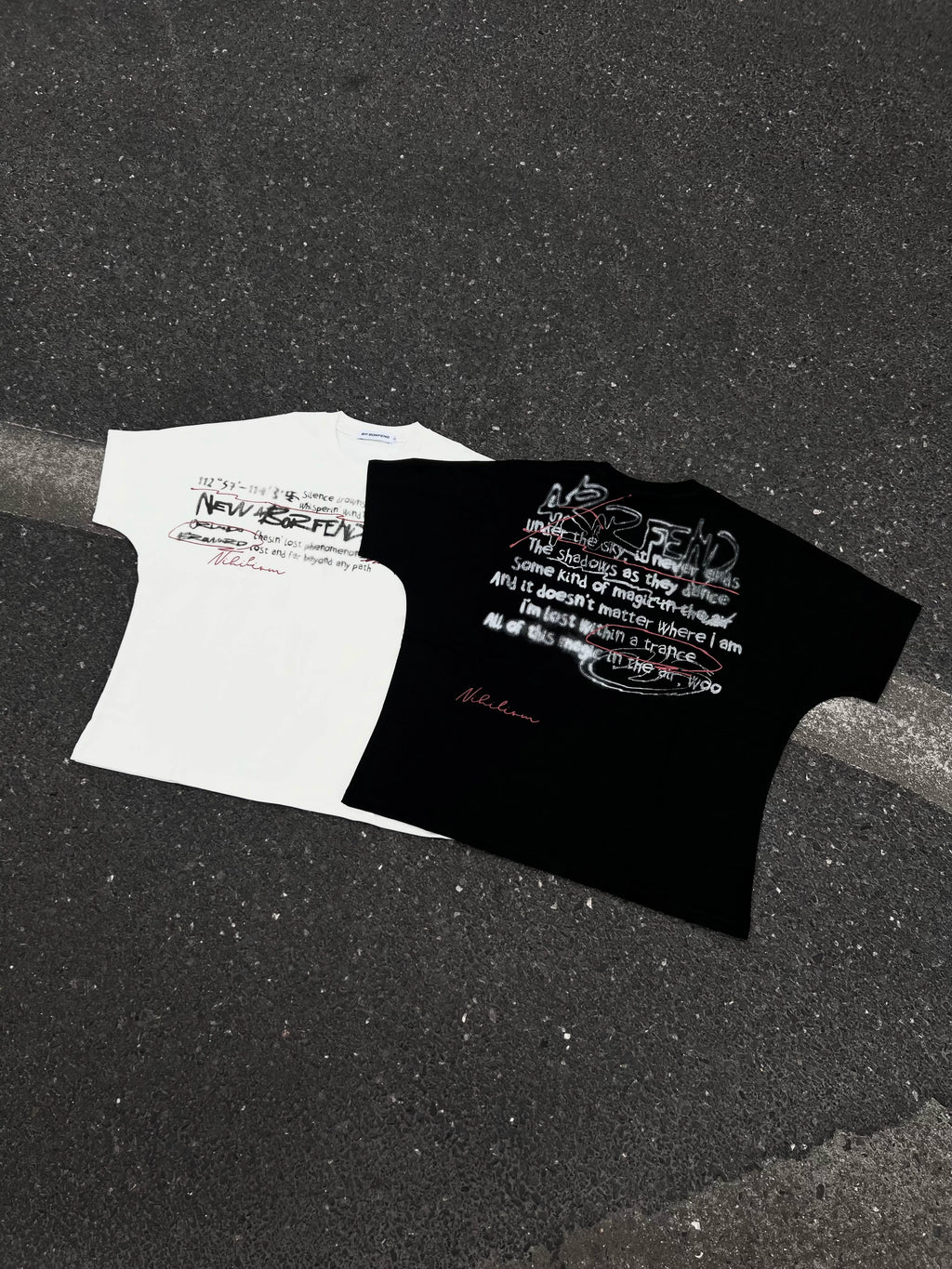 BeOurRule Fuzzy Letter Print Short Width Loose Tee