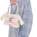 ANTERIOR Wool Knitted Bow Handbag