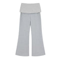 Ablueberry Plaid Paneled Spicy Slacks