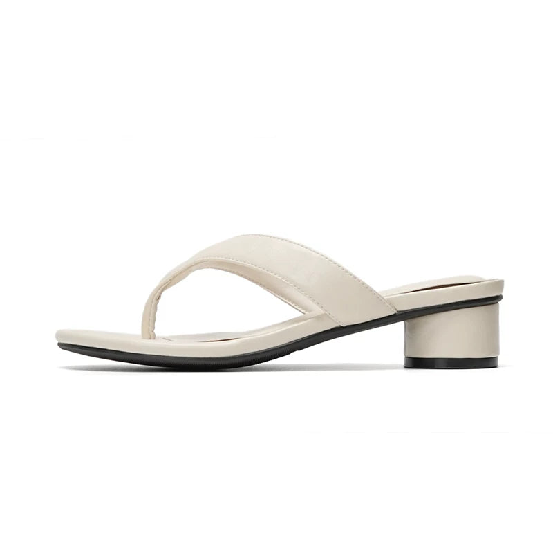 Donkey Thick-soled Outerwear Pinch Slippers