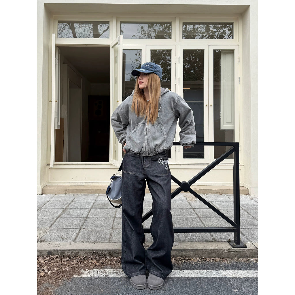 CCYE Straight Casual Loose Jeans