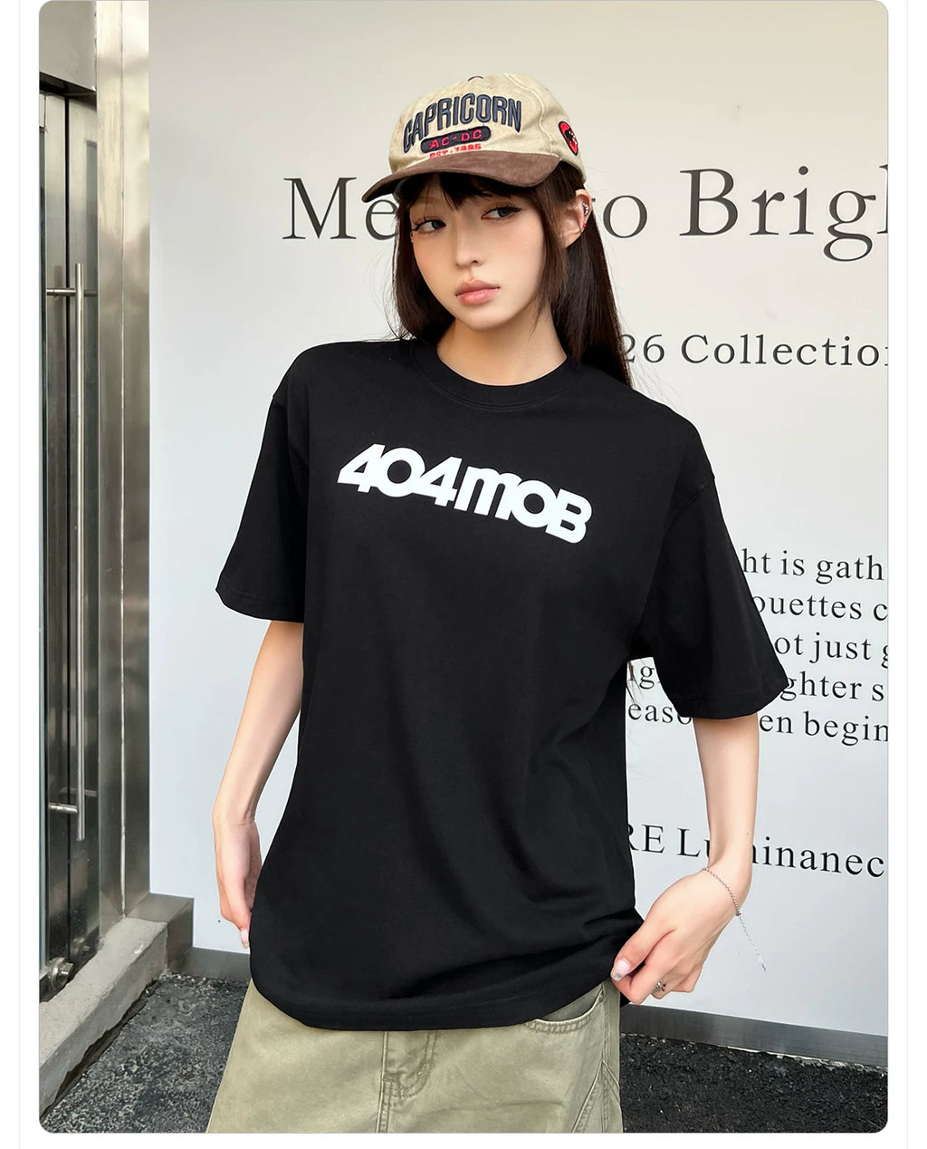 404MOB Simple Loose Versatile Tee