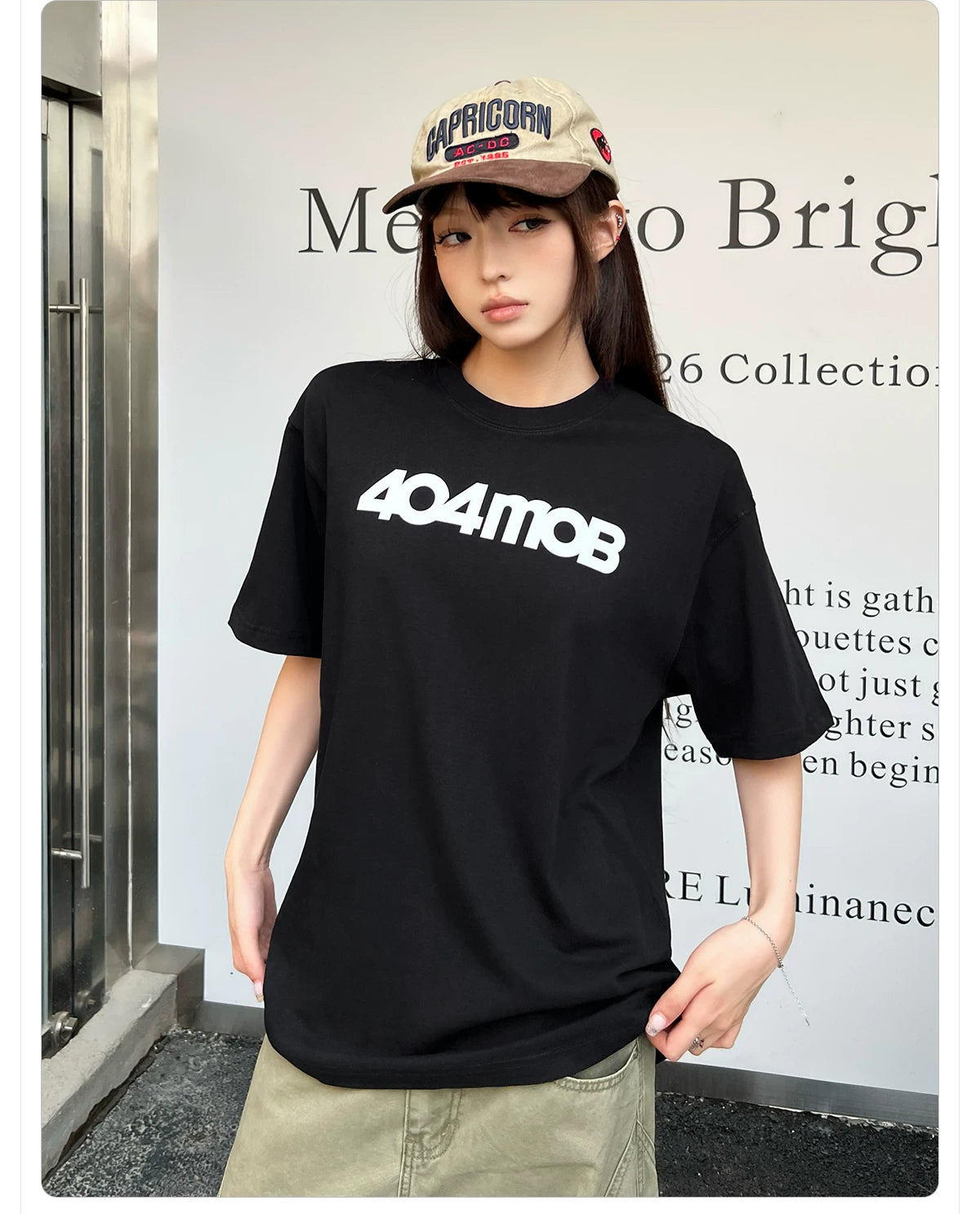 404MOB Simple Loose Versatile Tee