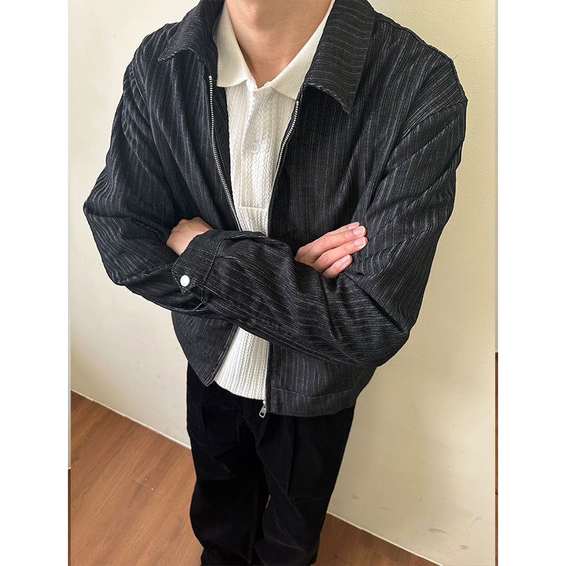 MADEEXTREME Eme Lapel Zipper Jacket