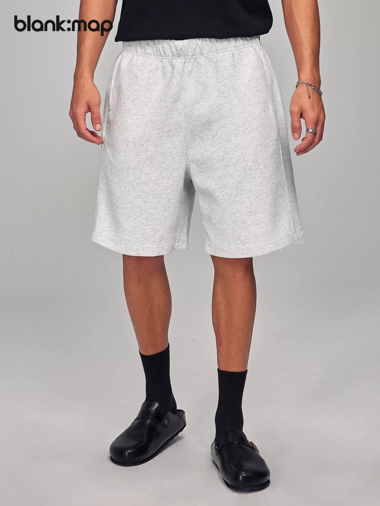 Blank: Map Comfortable Sports Loose Shorts