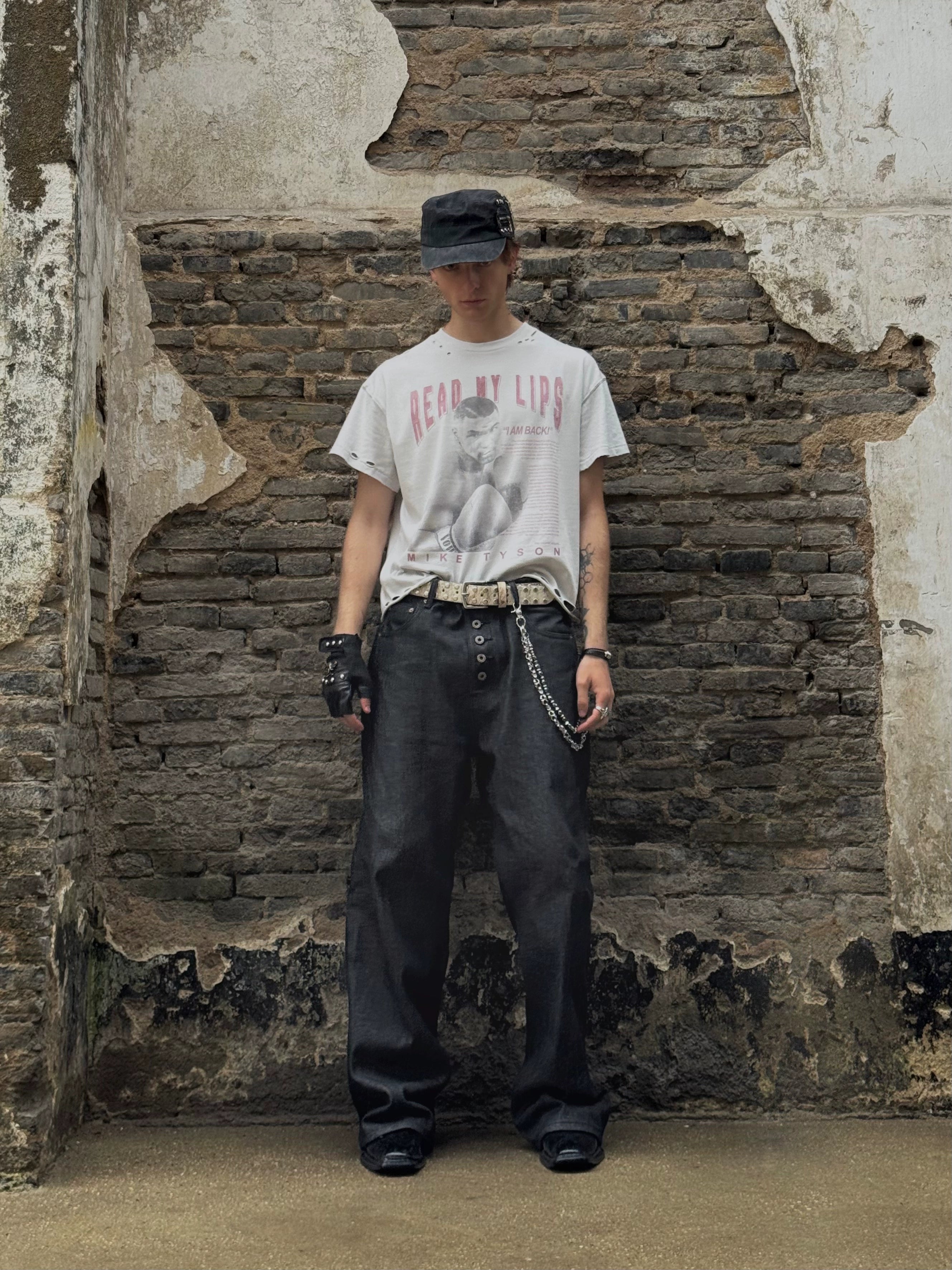 VOWPROGRESS Five-button Primary Color Jeans