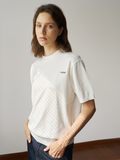 NOSD Casual Shoulder Knitting Tee