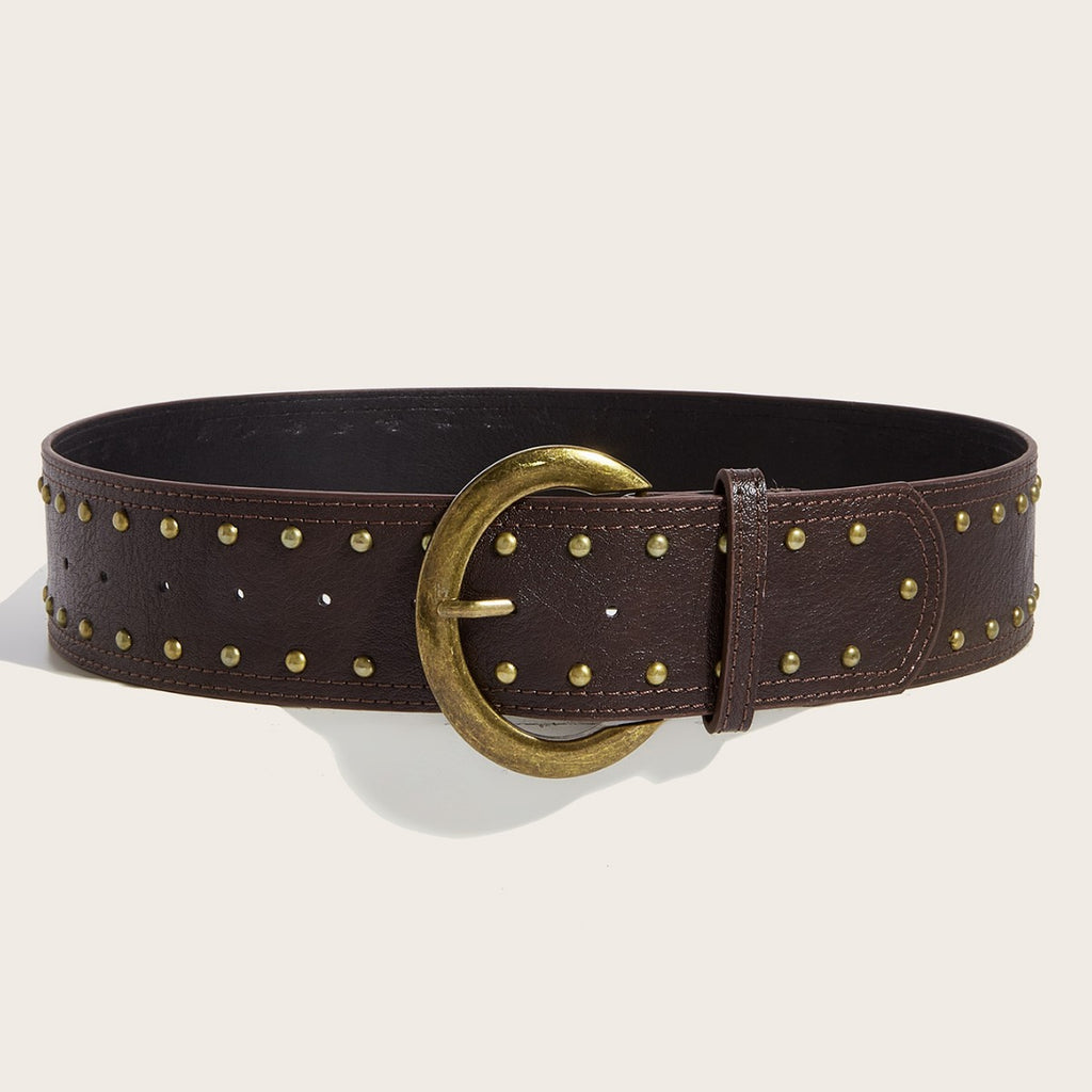 Intertek Punk Style Willow Nail Snap Personality Belt