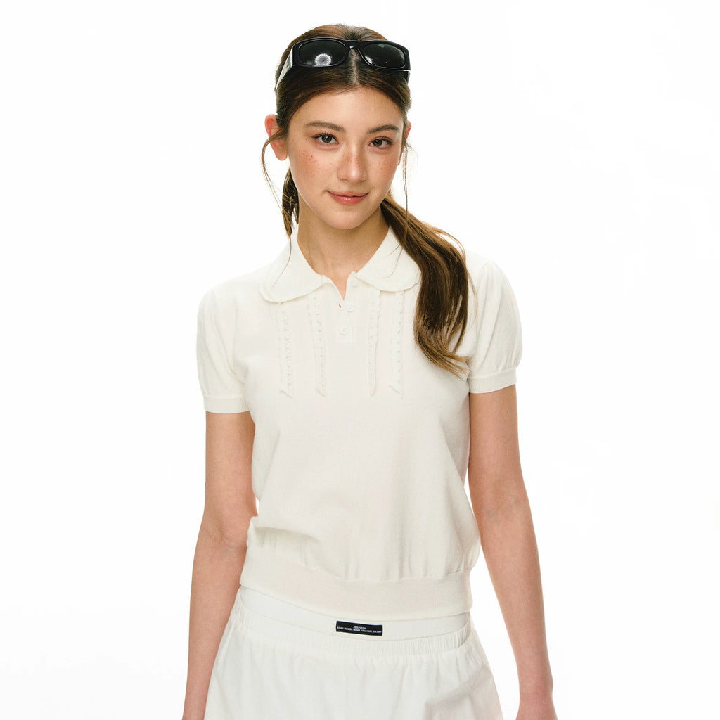Ariseism Retro Lapel Slim Tee