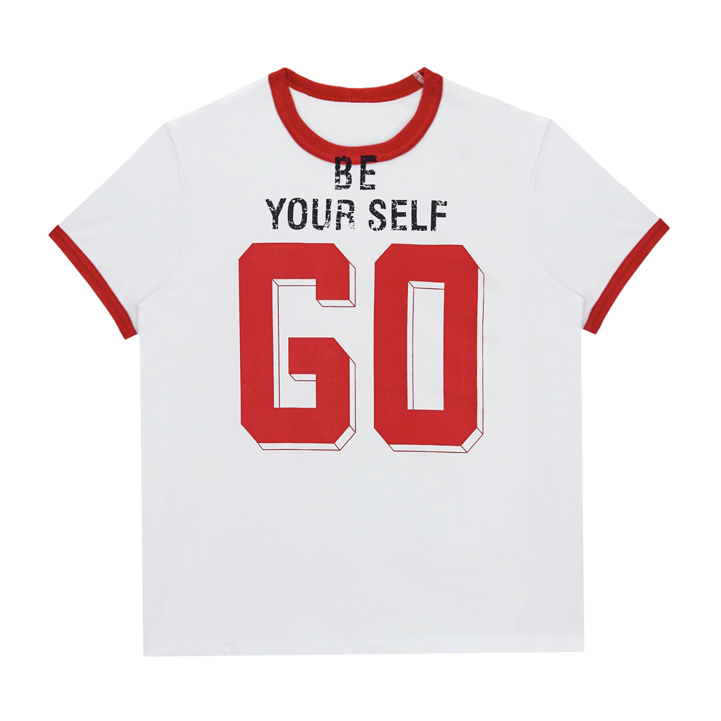WebSurfGroup Couple Cotton Printed Front Shoulder Short Sleeves