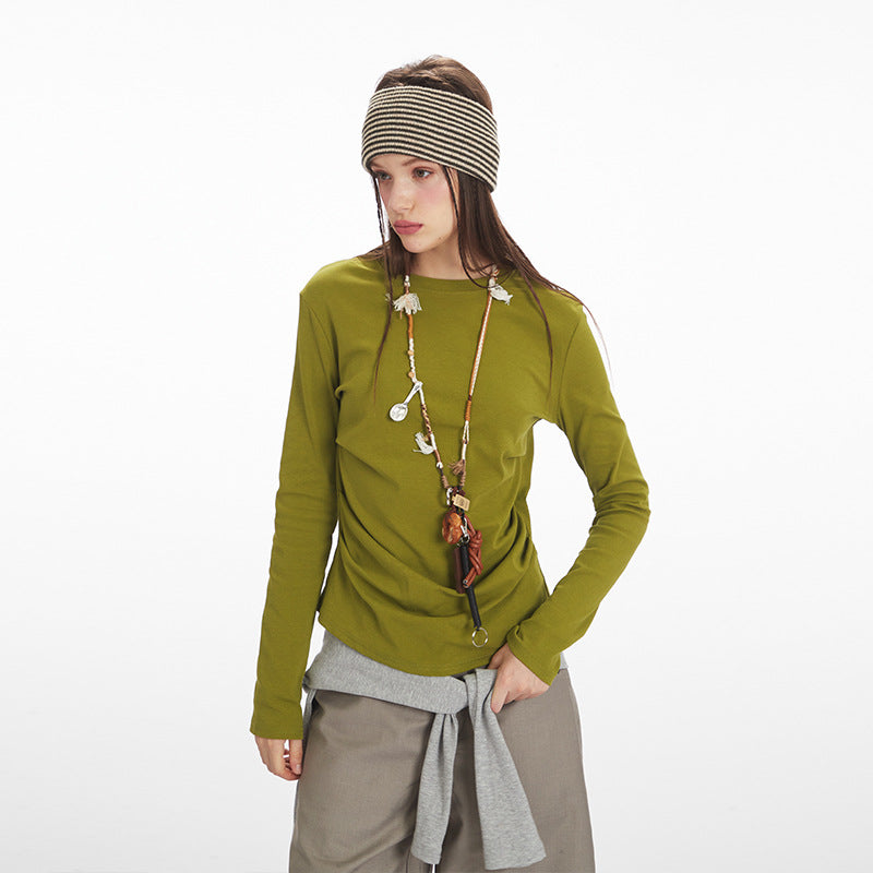 Nariele Waist Slim Slim Short Long Sleeves