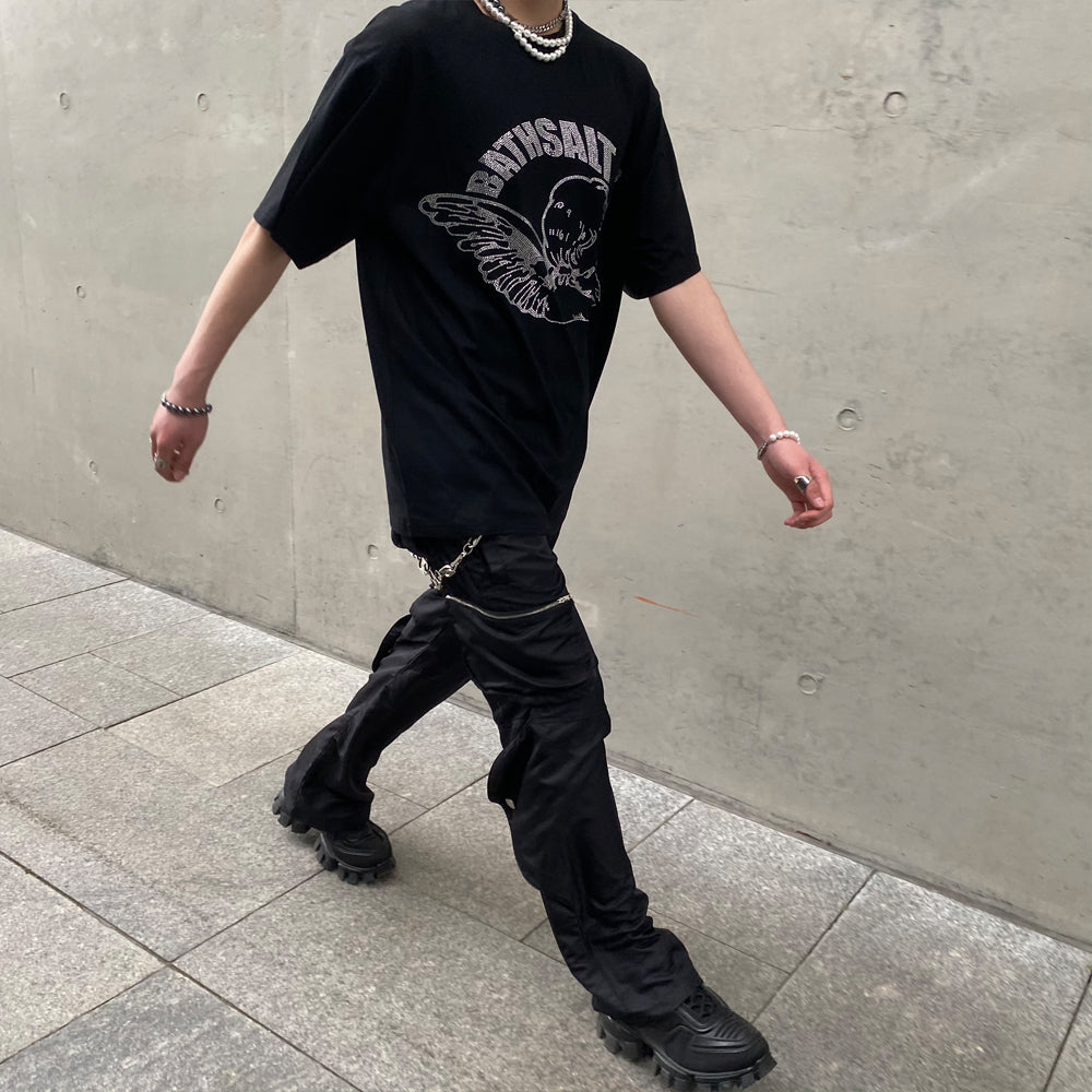 Human Voices Original Angel Rhinestone Diamond Tee