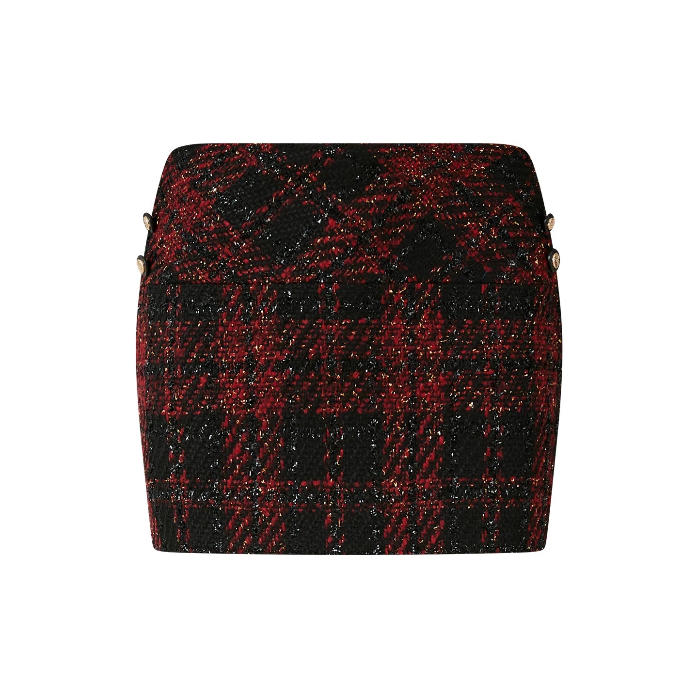 FINDYAWINGS Plaid Tweed Jacket Skirt Set