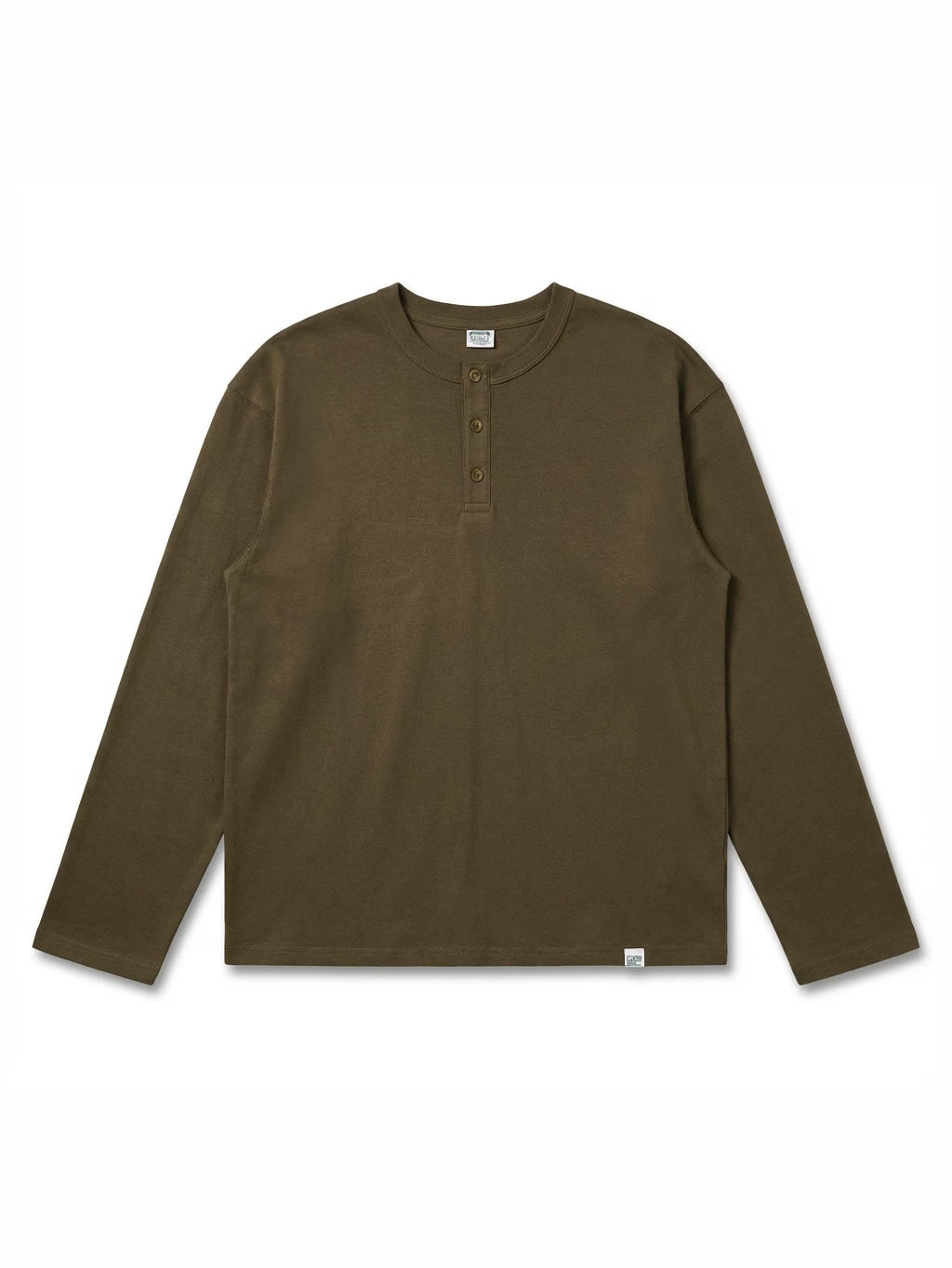 BPCALL Sweat-absorbing  Slightly Loose Long Sleeve Henly Tee