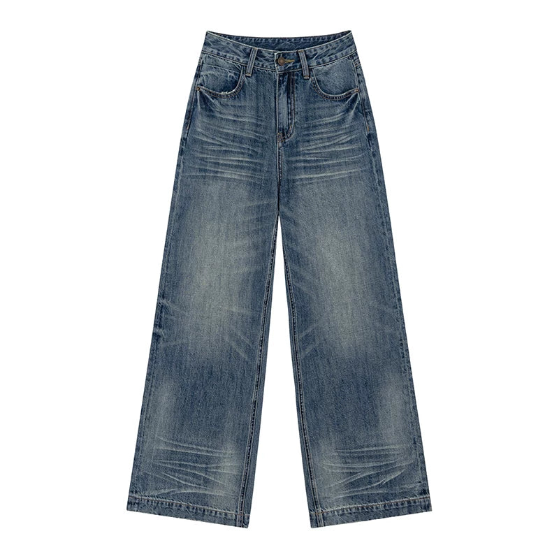 KANO Vintage Cat Whiskers Straight Jeans