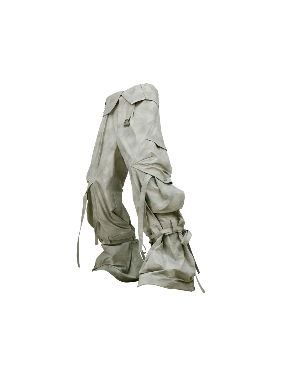 RELABEL Vintage Stitched Loose Overalls